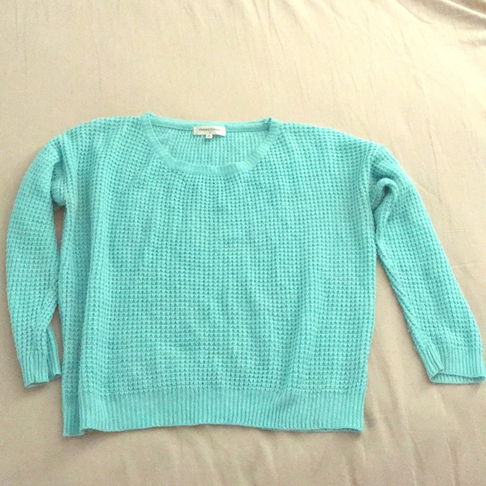 Cozy seafoam green sweater